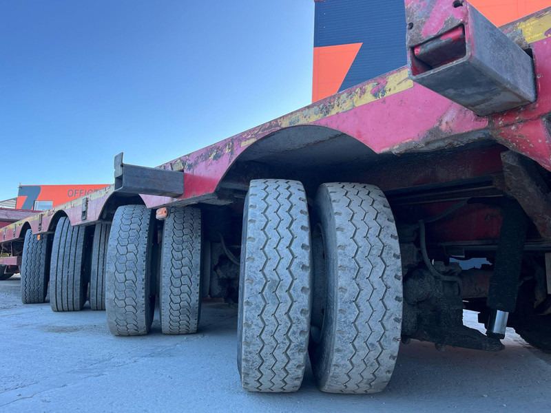 عربة مسطحة منخفضة نصف مقطورة Nooteboom MCO-58-04V PLATFORM 9900 mm + 6100 + 6400 mm EXTENDABLE / LOADING HEIGHT 860 mm / ALL STEERED AXLES: صور 19