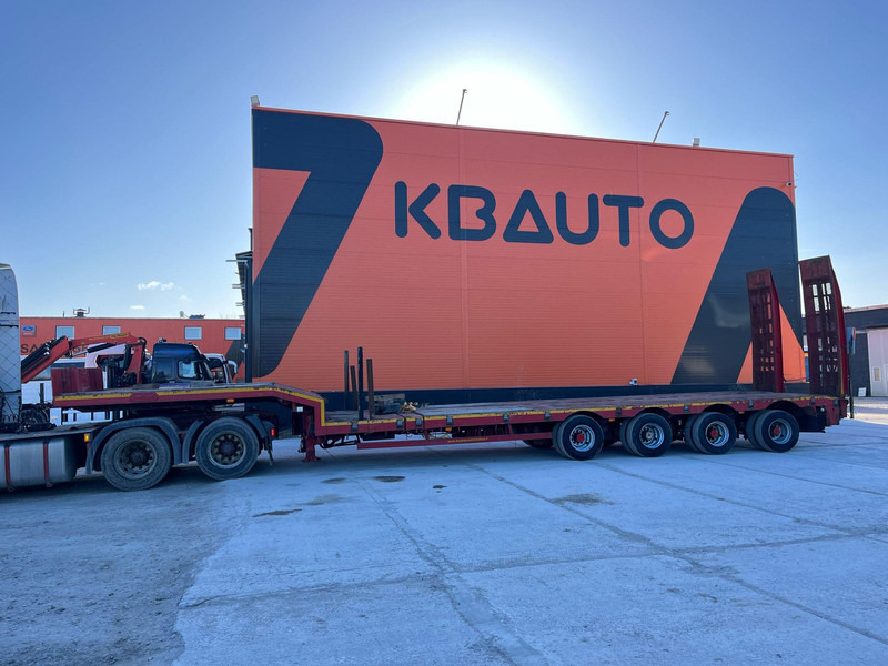 عربة مسطحة منخفضة نصف مقطورة Nooteboom MCO-58-04V PLATFORM 9900 mm + 6100 + 6400 mm EXTENDABLE / LOADING HEIGHT 860 mm / ALL STEERED AXLES: صور 7