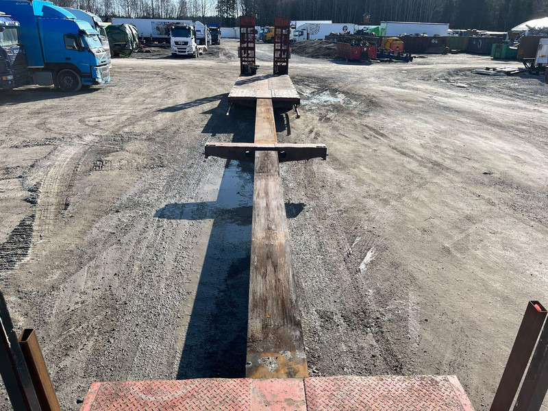 عربة مسطحة منخفضة نصف مقطورة Nooteboom MCO-58-04V PLATFORM 9900 mm + 6100 + 6400 mm EXTENDABLE / LOADING HEIGHT 860 mm / ALL STEERED AXLES: صور 14