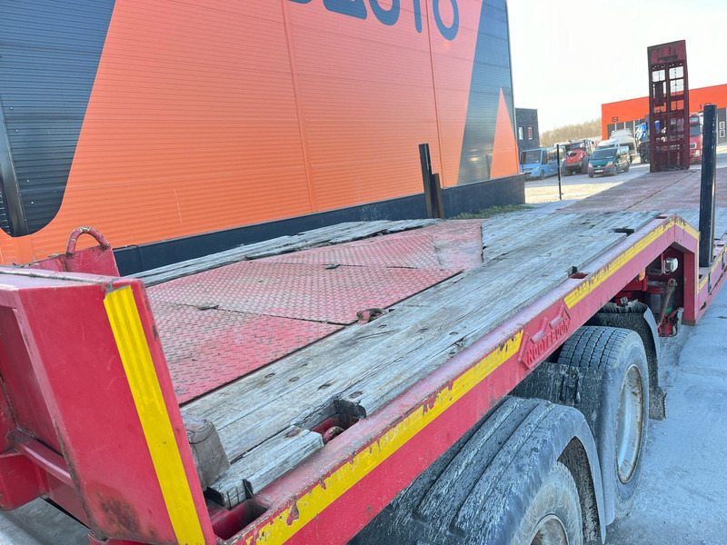 عربة مسطحة منخفضة نصف مقطورة Nooteboom MCO-58-04V PLATFORM 9900 mm + 6100 + 6400 mm EXTENDABLE / LOADING HEIGHT 860 mm / ALL STEERED AXLES: صور 10