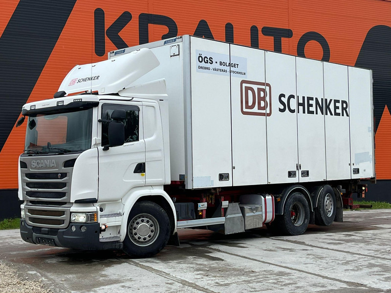 Scania G 450 6x2*4 RETARDER / BOX L=7360 mm - بصندوق مغلق شاحنة: صور 1 Scania G 450 6x2*4 RETARDER / BOX L=7360 mm - بصندوق مغلق شاحنة: صور 1