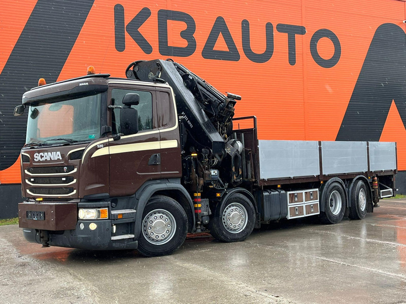 Scania G 450 8x2*6 HIAB 622E-8 + JIB / PLATFORM L=6715 mm - شاحنات مسطحة, شاحنة كرين: صور 2 Scania G 450 8x2*6 HIAB 622E-8 + JIB / PLATFORM L=6715 mm - شاحنات مسطحة, شاحنة كرين: صور 2