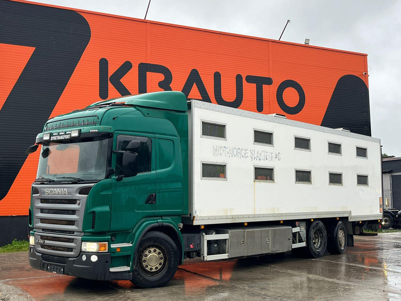 Scania G 480 6x2*4 BOX L=9212 mm / COOLANT LEAKAGE ON 3 RD CYLINDER - شاحنة نقل المواشي شاحنة: صور 1 Scania G 480 6x2*4 BOX L=9212 mm / COOLANT LEAKAGE ON 3 RD CYLINDER - شاحنة نقل المواشي شاحنة: صور 1