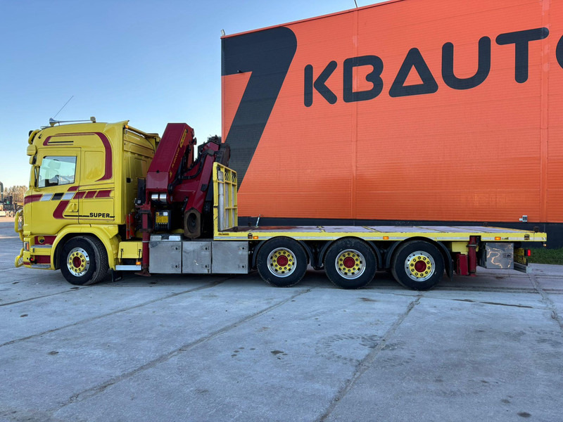شاحنات مسطحة, شاحنة كرين Scania G 490 8x4*4 PK 65002 SH / JIB CONNECTION / PLATFORM L=6301-7499 mm: صور 9