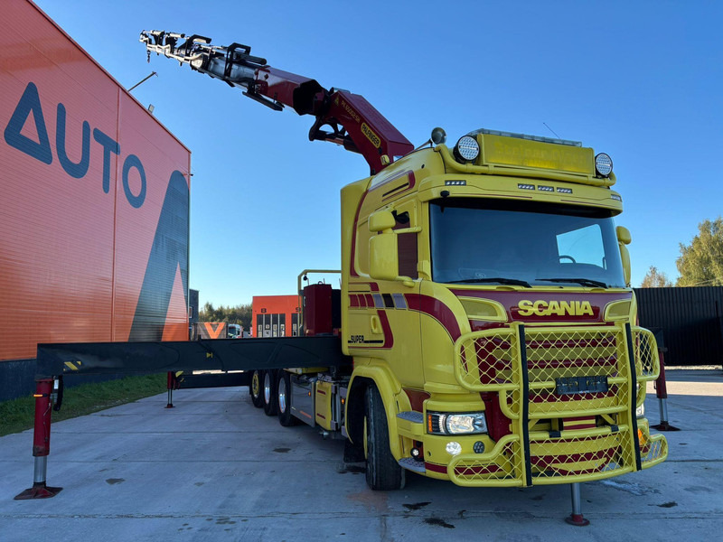 شاحنات مسطحة, شاحنة كرين Scania G 490 8x4*4 PK 65002 SH / JIB CONNECTION / PLATFORM L=6301-7499 mm: صور 10
