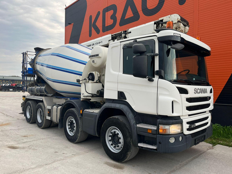 Scania P 410 8x4 LIEBHERR 9 m3 + CONVEYOR / FULL STEEL - شاحنة خلاطة خرسانة: صور 3 Scania P 410 8x4 LIEBHERR 9 m3 + CONVEYOR / FULL STEEL - شاحنة خلاطة خرسانة: صور 3