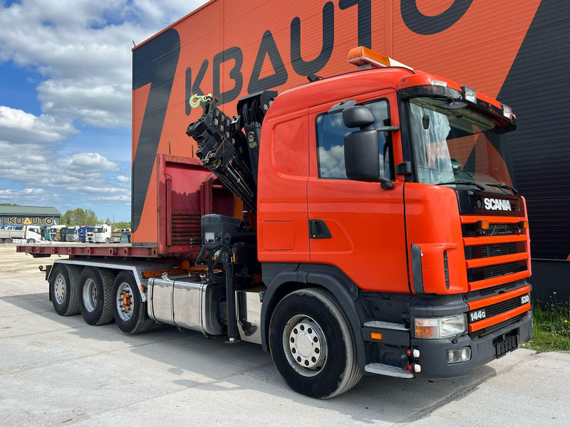 Scania R 144 8x2/4 HIAB 211EP-5 YEAR 2008 / HOOK LIFT L=5400 mm - شاحنة ذات الخطاف, شاحنة كرين: صور 4 Scania R 144 8x2/4 HIAB 211EP-5 YEAR 2008 / HOOK LIFT L=5400 mm - شاحنة ذات الخطاف, شاحنة كرين: صور 4