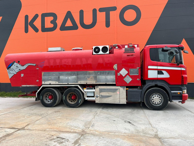Scania R 420 6x2 ADR / STAINLESS STEEL TANK 9500 l / FULL STEEL SUSPENSION - شاحنة صهريج: صور 5 Scania R 420 6x2 ADR / STAINLESS STEEL TANK 9500 l / FULL STEEL SUSPENSION - شاحنة صهريج: صور 5