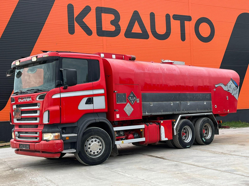 Scania R 420 6x2 ADR / STAINLESS STEEL TANK 9500 l / FULL STEEL SUSPENSION - شاحنة صهريج: صور 1 Scania R 420 6x2 ADR / STAINLESS STEEL TANK 9500 l / FULL STEEL SUSPENSION - شاحنة صهريج: صور 1