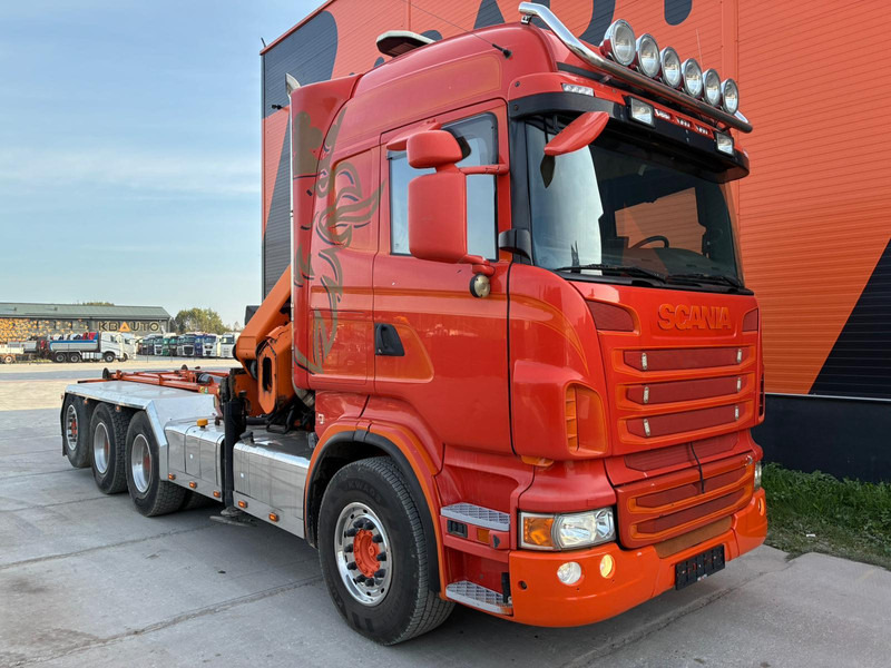 Scania R 480 8X4*4 HIAB 288E-6 HIPRO / HOOK LIFT JOAB L 17 ton L=5200 mm - شاحنة ذات الخطاف, شاحنة كرين: صور 4 Scania R 480 8X4*4 HIAB 288E-6 HIPRO / HOOK LIFT JOAB L 17 ton L=5200 mm - شاحنة ذات الخطاف, شاحنة كرين: صور 4