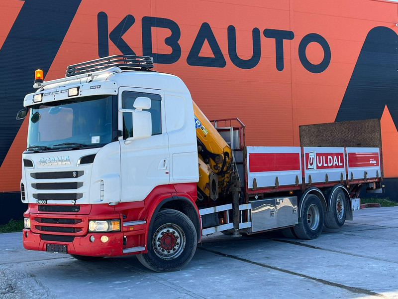 Scania R 500 6x2*4 EFFER 255/6S / PLATFORM L=6620 mm - شاحنات مسطحة, شاحنة كرين: صور 2 Scania R 500 6x2*4 EFFER 255/6S / PLATFORM L=6620 mm - شاحنات مسطحة, شاحنة كرين: صور 2