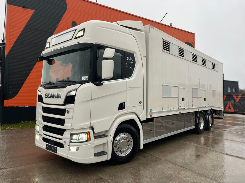 Scania R 580 6x2*4 RETARDER / BOX L=8168 mm - شاحنة نقل المواشي شاحنة: صور 2 Scania R 580 6x2*4 RETARDER / BOX L=8168 mm - شاحنة نقل المواشي شاحنة: صور 2