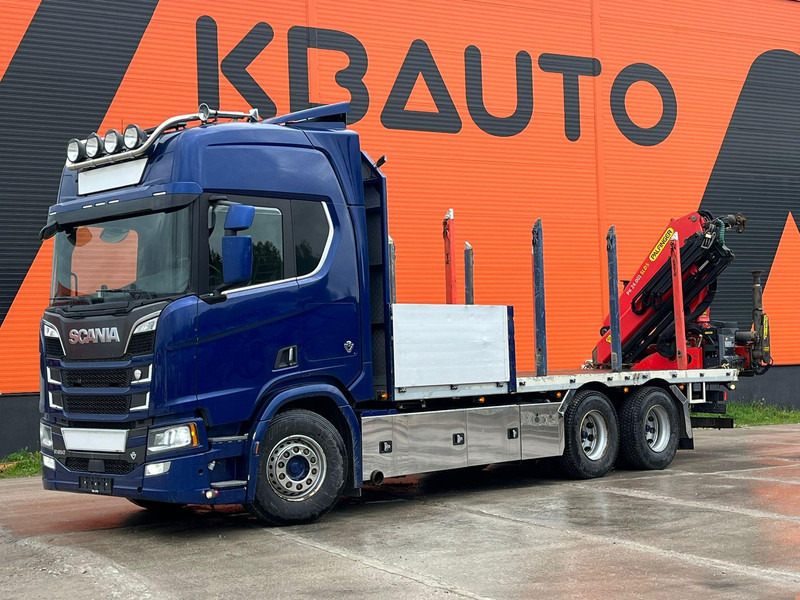 Scania R 650 6x4 PK24001 / PLATFORM L=6800 mm - شاحنات مسطحة, شاحنة كرين: صور 2 Scania R 650 6x4 PK24001 / PLATFORM L=6800 mm - شاحنات مسطحة, شاحنة كرين: صور 2
