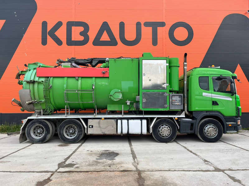 Scania R124 8x4 TANK 12000 l / VACUUM Disab P210/9 - 7800 m3/h / 1182 hours - فراغ شاحنة: صور 4 Scania R124 8x4 TANK 12000 l / VACUUM Disab P210/9 - 7800 m3/h / 1182 hours - فراغ شاحنة: صور 4