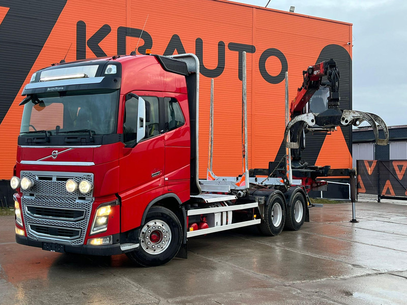 Volvo FH 16 650 6x4 PALFINGER M12L97 - شاحنة قطع الأشجار, شاحنة كرين: صور 1 Volvo FH 16 650 6x4 PALFINGER M12L97 - شاحنة قطع الأشجار, شاحنة كرين: صور 1