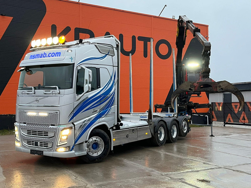 Volvo FH 16 650 8x4*4 CRANAB TZ12.2 - شاحنة قطع الأشجار, شاحنة كرين: صور 1 Volvo FH 16 650 8x4*4 CRANAB TZ12.2 - شاحنة قطع الأشجار, شاحنة كرين: صور 1