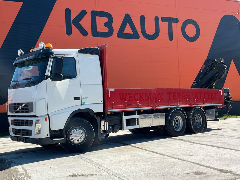 Volvo FH 440 6x2 HIAAB 144E-3 / PLATFORM L=7061 mm - شاحنات مسطحة, شاحنة كرين: صور 2 Volvo FH 440 6x2 HIAAB 144E-3 / PLATFORM L=7061 mm - شاحنات مسطحة, شاحنة كرين: صور 2