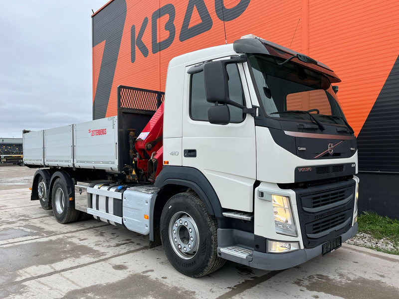 Volvo FM 410 6x2*4 HMF 1120-K4 / TIPPER BOX L=5573 mm - قلابات, شاحنة كرين: صور 4 Volvo FM 410 6x2*4 HMF 1120-K4 / TIPPER BOX L=5573 mm - قلابات, شاحنة كرين: صور 4