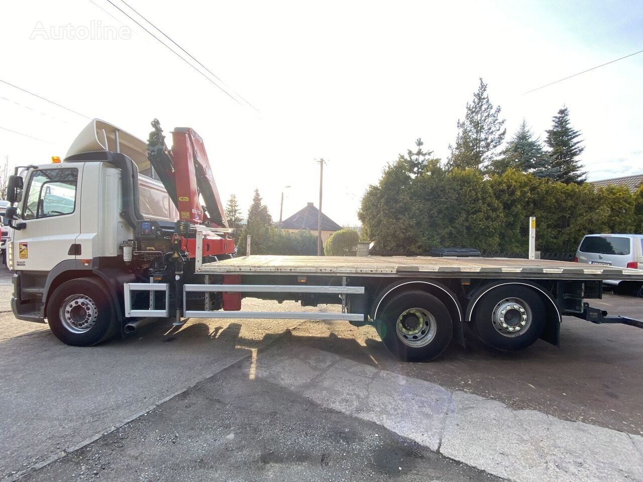 DAF CF 85 410 - شاحنات مسطحة, شاحنة كرين: صور 2 DAF CF 85 410 - شاحنات مسطحة, شاحنة كرين: صور 2