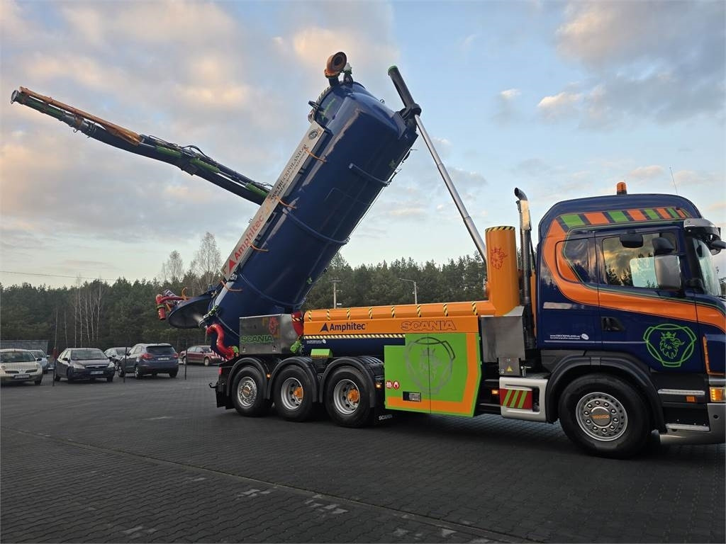 فراغ شاحنة Scania Amphitec VORTEX G2 ATEX suction and blowing vacuum: صور 34