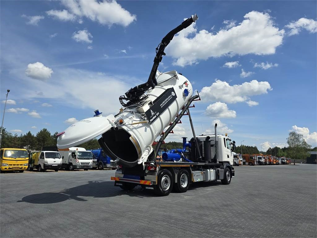 Scania Saugbagger Larsen FlexVac 311 Vacuum suction loade - فراغ شاحنة: صور 1 Scania Saugbagger Larsen FlexVac 311 Vacuum suction loade - فراغ شاحنة: صور 1