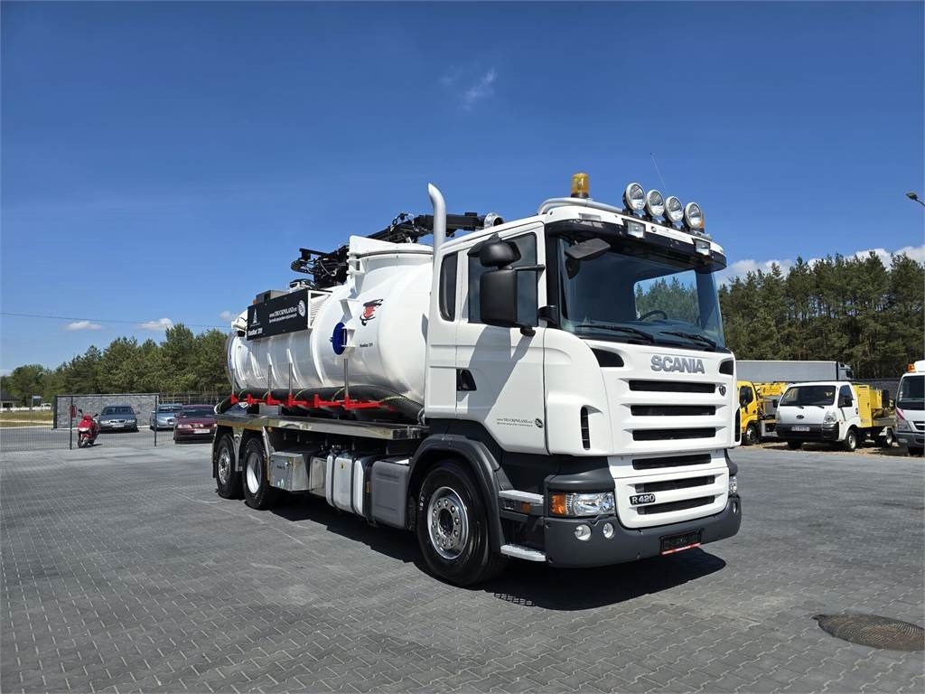 Scania Saugbagger Larsen FlexVac 311 Vacuum suction loade - فراغ شاحنة: صور 2 Scania Saugbagger Larsen FlexVac 311 Vacuum suction loade - فراغ شاحنة: صور 2