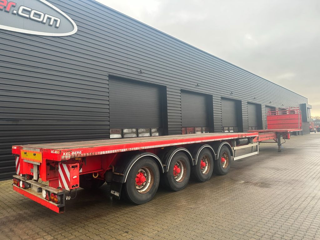 Kel-Berg 4 achs teletrailer / ausziehbar Kel-Berg 4 achs teletrailer / ausziehbar - عربة مسطحة منخفضة نصف مقطورة: صور 4 Kel-Berg 4 achs teletrailer / ausziehbar Kel-Berg 4 achs teletrailer / ausziehbar - عربة مسطحة منخفضة نصف مقطورة: صور 4