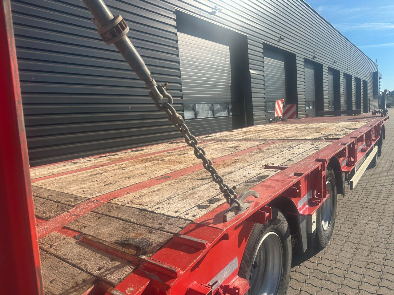 Nooteboom 4 achs anhänger / Doppelt rampen - عربة مسطحة منخفضة مقطورة: صور 3 Nooteboom 4 achs anhänger / Doppelt rampen - عربة مسطحة منخفضة مقطورة: صور 3