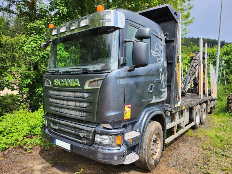 Scania R R 580 - شاحنة قطع الأشجار, شاحنة كرين: صور 2 Scania R R 580 - شاحنة قطع الأشجار, شاحنة كرين: صور 2