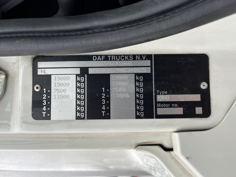 بصندوق مغلق شاحنة DAF CF 260 FA / 18 Ton / 210 dkm / Box / Laadklep / APK 05-25: صور 14