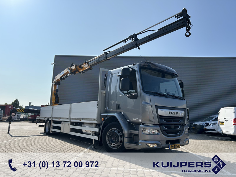DAF LF 320 FA / Effer 175.2/c3s Crane / 363 dkm / Plateau / APK TUV 08-25 - شاحنة كرين: صور 1 DAF LF 320 FA / Effer 175.2/c3s Crane / 363 dkm / Plateau / APK TUV 08-25 - شاحنة كرين: صور 1