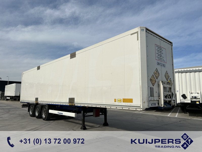 Krone DryLiner / Box / Huckepack / BPW Drum / APK TUV 12-25 - بصندوق مغلق نصف مقطورة: صور 1 Krone DryLiner / Box / Huckepack / BPW Drum / APK TUV 12-25 - بصندوق مغلق نصف مقطورة: صور 1