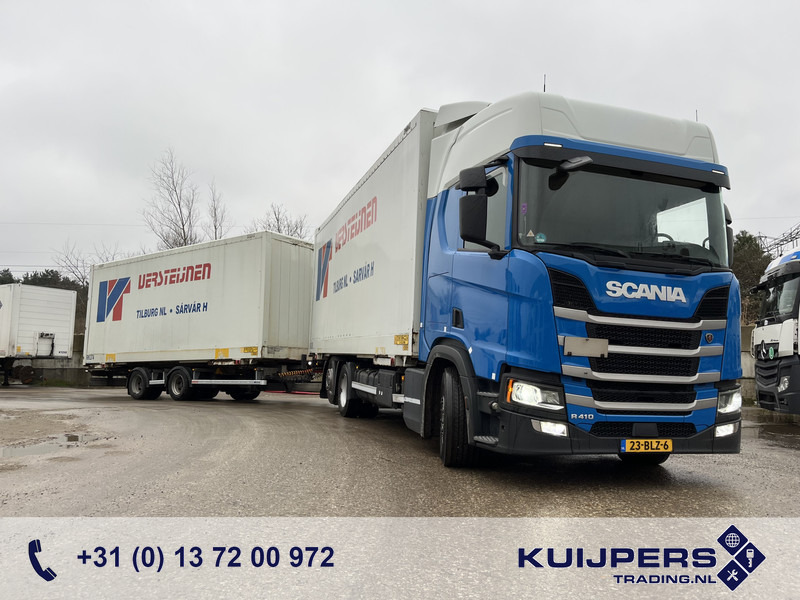 Scania R410 Highline / BDF Box + Wecon AWZ 218 / BDF Box / 448 dkm / NL Truck + Trailer - بصندوق مغلق شاحنة: صور 1 Scania R410 Highline / BDF Box + Wecon AWZ 218 / BDF Box / 448 dkm / NL Truck + Trailer - بصندوق مغلق شاحنة: صور 1
