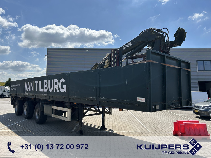 Vogelzang V02 17 30 / Heavy Duty Chassis / 3 axle 10 Ton / Hiab Crane Defect - نصف مقطورة مسطحة: صور 1 Vogelzang V02 17 30 / Heavy Duty Chassis / 3 axle 10 Ton / Hiab Crane Defect - نصف مقطورة مسطحة: صور 1