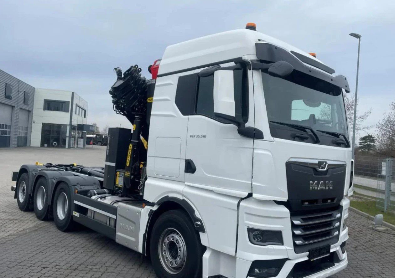 MAN TGS 35.510 8×4 Tridem kranväxlare Palfinger - شاحنة ذات الخطاف, شاحنة كرين: صور 2 MAN TGS 35.510 8×4 Tridem kranväxlare Palfinger - شاحنة ذات الخطاف, شاحنة كرين: صور 2