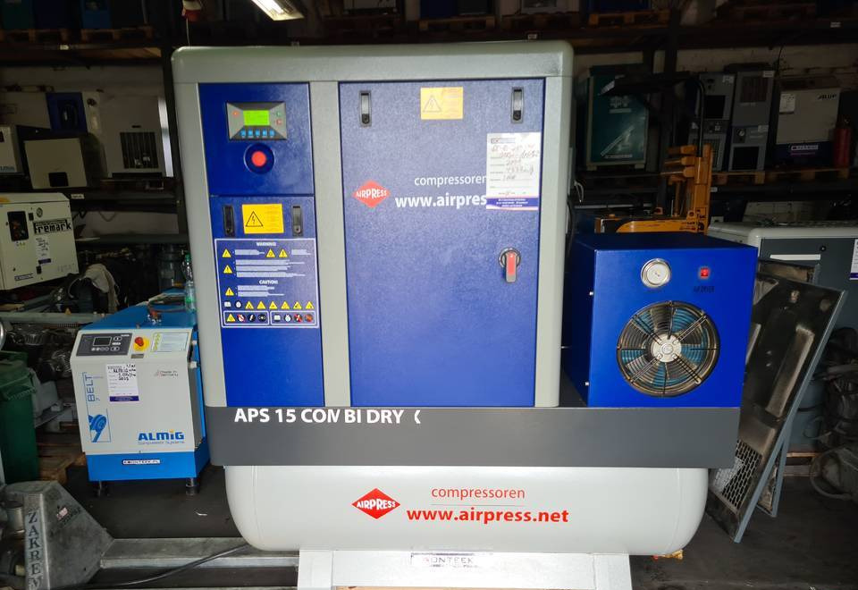 Kompresor śrubowy AIRPRESS APS 15 COMBI DRY X, 11 kw, 2021r - ضاغط الهواء: صور 1 Kompresor śrubowy AIRPRESS APS 15 COMBI DRY X, 11 kw, 2021r - ضاغط الهواء: صور 1