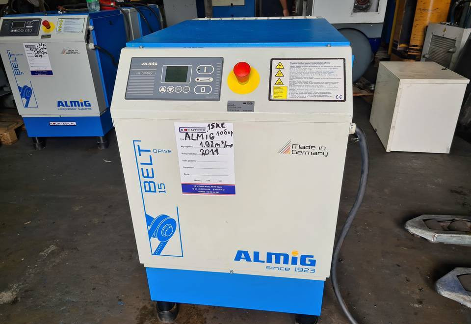 Kompresor śrubowy Almig Belt 15, 15 kw. 2011r - ضاغط الهواء: صور 2 Kompresor śrubowy Almig Belt 15, 15 kw. 2011r - ضاغط الهواء: صور 2