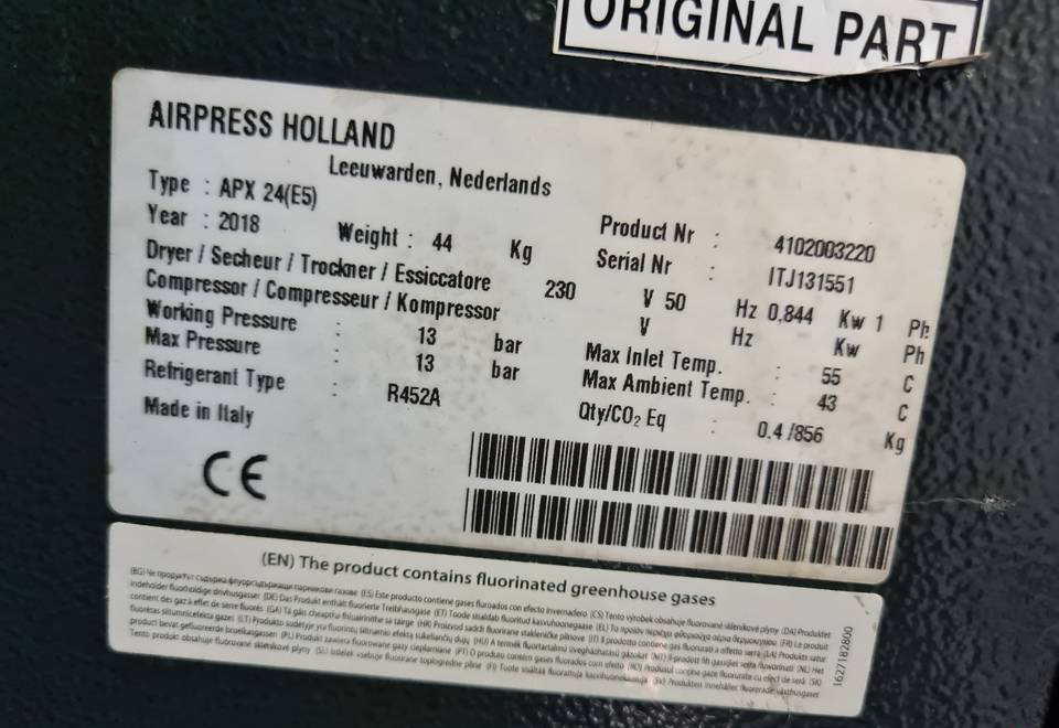 OSUSZACZ ZIĘBNICZY AIRPRESS APX 24, 2,4 M3/min - ضاغط الهواء: صور 2 OSUSZACZ ZIĘBNICZY AIRPRESS APX 24, 2,4 M3/min - ضاغط الهواء: صور 2