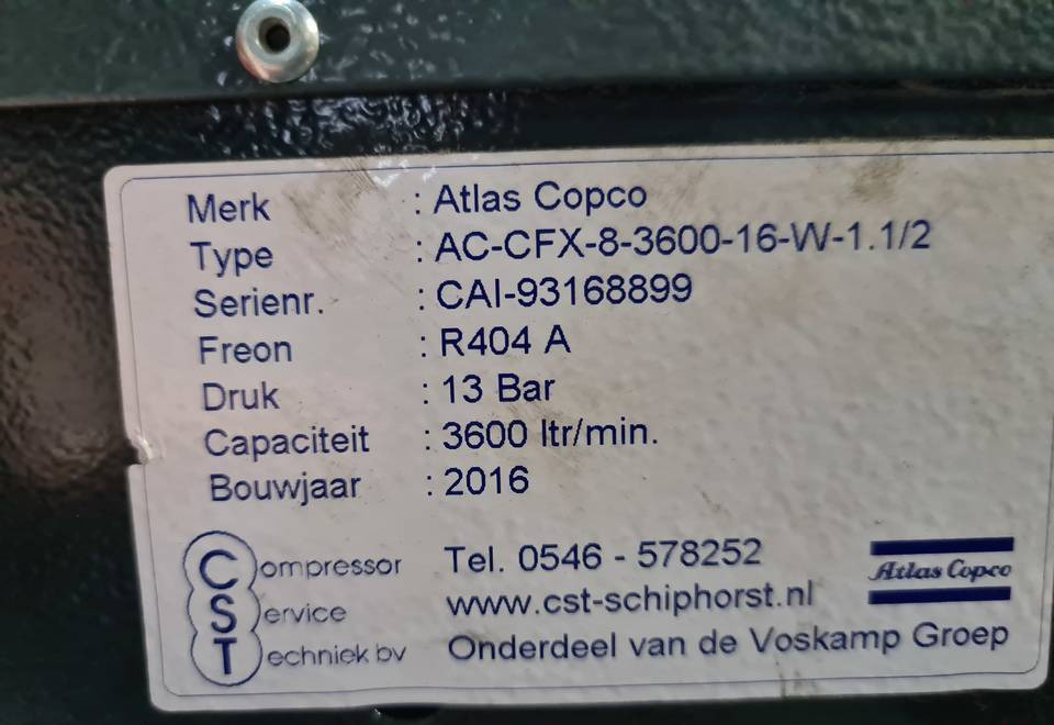 OSUSZACZ ZIĘBNICZY ATLAS COPCO FX 8 3,6m3/min - ضاغط الهواء: صور 3 OSUSZACZ ZIĘBNICZY ATLAS COPCO FX 8 3,6m3/min - ضاغط الهواء: صور 3