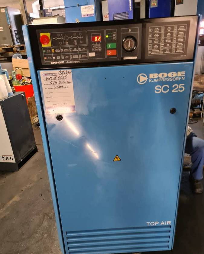 Sprężarka tłokowa BOGE SC 25, 18,5 kw - ضاغط الهواء: صور 2 Sprężarka tłokowa BOGE SC 25, 18,5 kw - ضاغط الهواء: صور 2