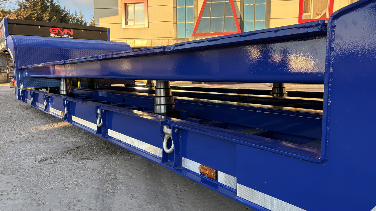 جديد عربة مسطحة منخفضة نصف مقطورة GVN Trailer 2 AXLE HYDRAULIC PLATFORM LOWBED: صور 8