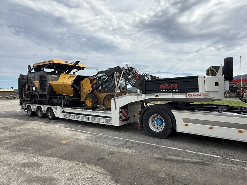 جديد عربة مسطحة منخفضة نصف مقطورة GVN Trailer 3 AXLE HYDRAULIC PLATFORM LOWBED: صور 7