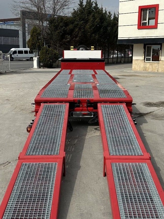 جديد عربة مسطحة منخفضة نصف مقطورة GVN Trailer 3 AXLE HYDRAULIC PLATFORM LOWBED: صور 23