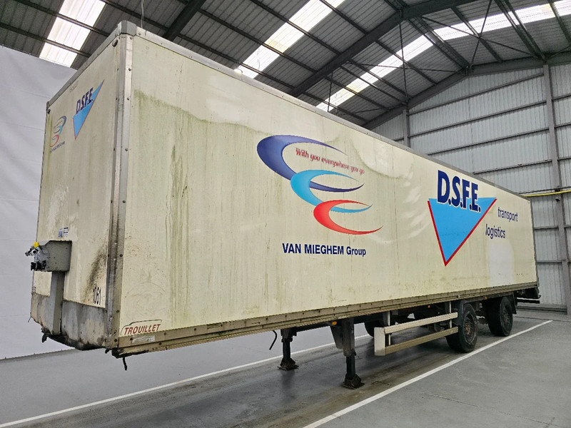 Trouillet SRD3 38G - بصندوق مغلق نصف مقطورة: صور 1 Trouillet SRD3 38G - بصندوق مغلق نصف مقطورة: صور 1
