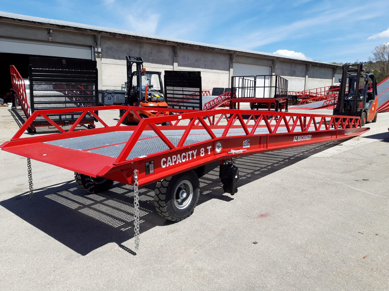 AZ RAMP EASY-XL 8 mobile loading ramp - منحدر تحميل: صور 1 AZ RAMP EASY-XL 8 mobile loading ramp - منحدر تحميل: صور 1