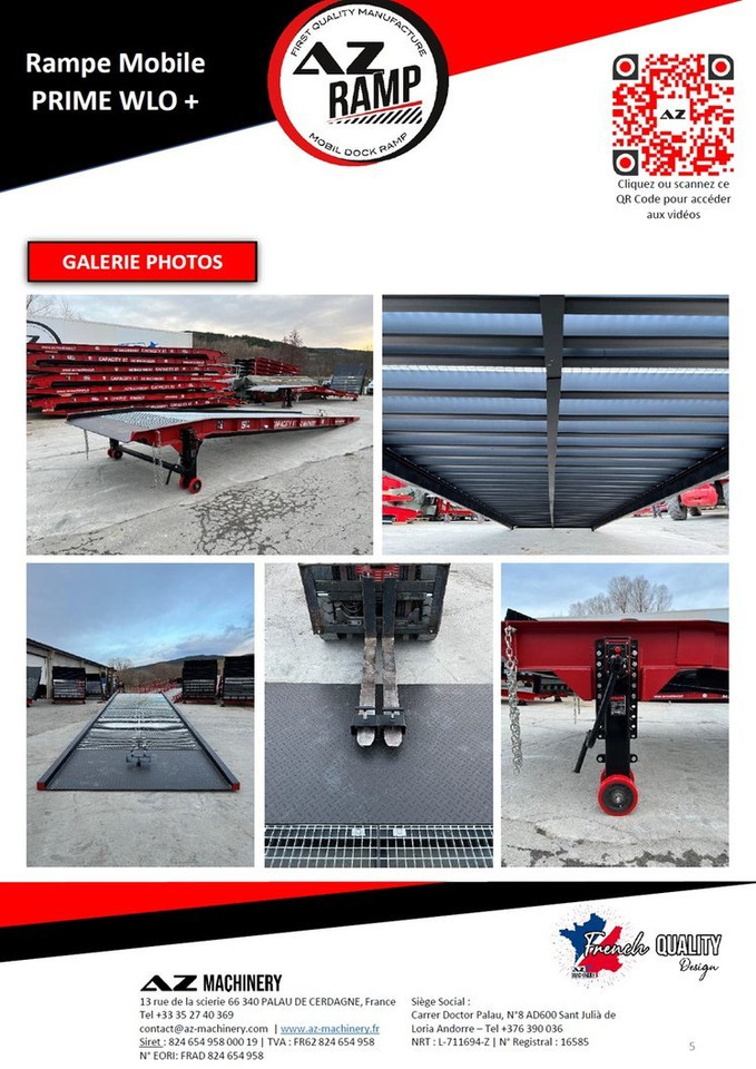 AZ RAMP-PRIME PRIME WLO + 8 . Industrial Mobil Loading Ramp - منحدر تحميل: صور 5 AZ RAMP-PRIME PRIME WLO + 8 . Industrial Mobil Loading Ramp - منحدر تحميل: صور 5