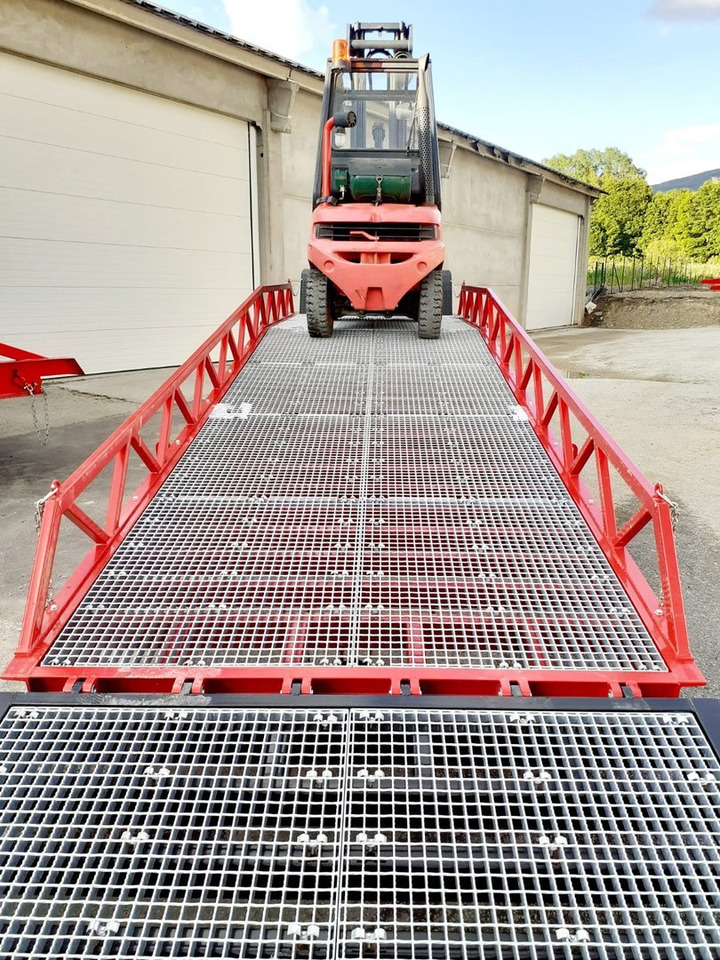 جديد منحدر تحميل Loading Ramp with with electric tilting bridge -  AZ RAMP - STAR- 15T-ZR-E. 15 ton capacity: صور 9
