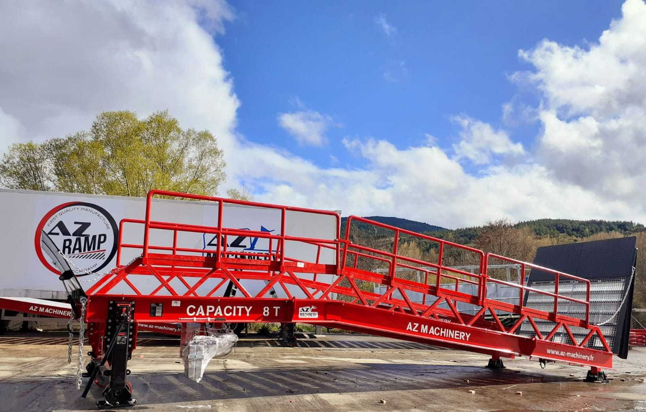جديد منحدر تحميل Loading Ramp with with hydraulic tilting bridge -  AZ RAMP - STAR-RL- 12T. 12 ton capacity: صور 10