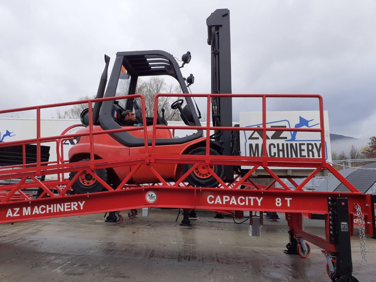 جديد منحدر تحميل Loading Ramp with with hydraulic tilting bridge -  AZ RAMP - STAR-RL- 12T. 12 ton capacity: صور 8