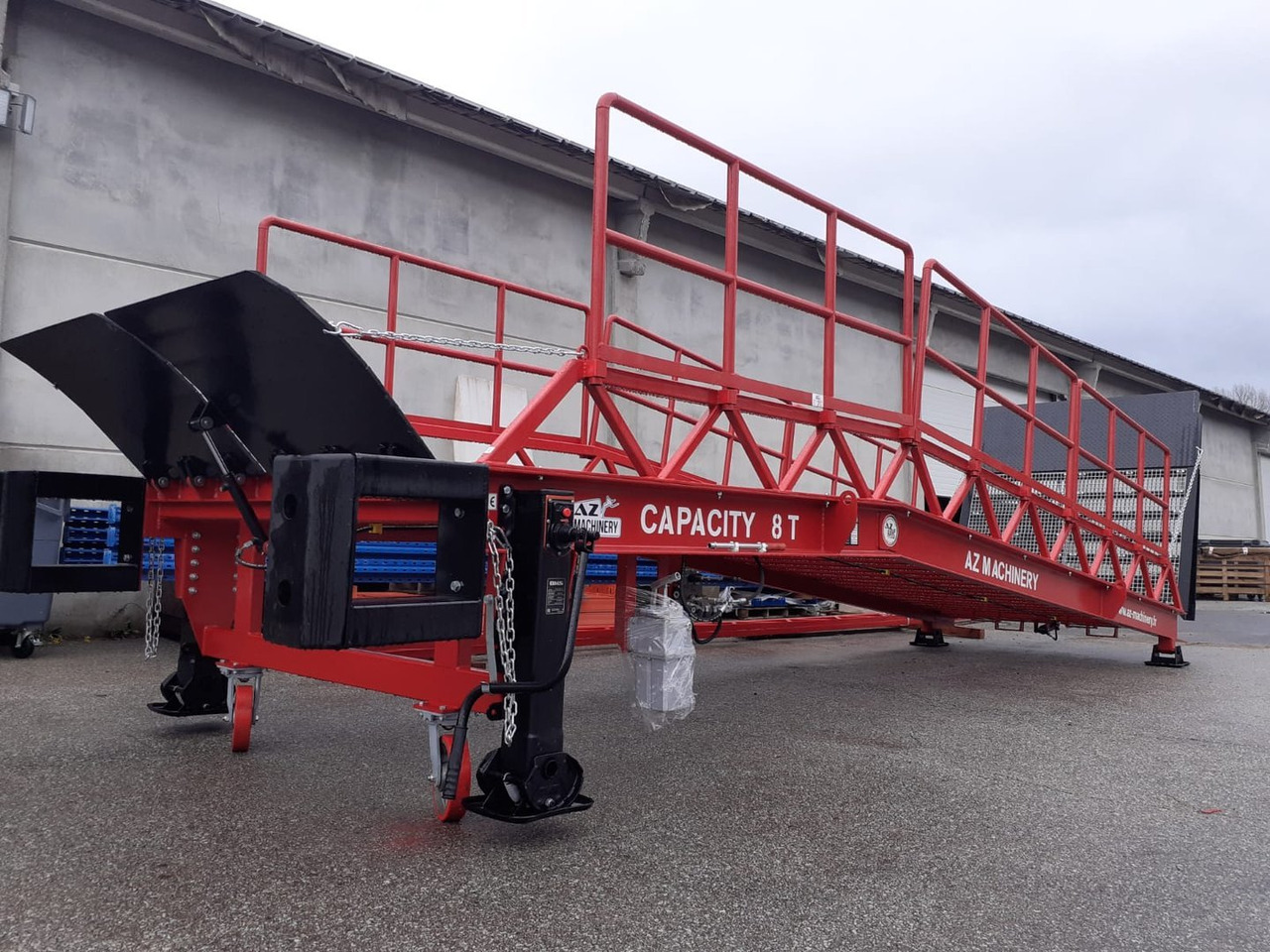 جديد منحدر تحميل Loading Ramp with with hydraulic tilting bridge -  AZ RAMP - STAR-RL- 12T. 12 ton capacity: صور 6